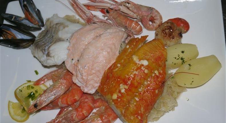 Choucroute de la Mer - Restaurant Roch Priol Quiberon (56)